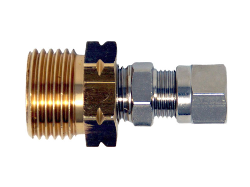CONNECTOR WITH EXT. THREAD 21,8 TO 8 MM COOPER PIPE