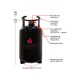 Refillable gas bottle 30/24 litres with 80% multivalve and level sensor