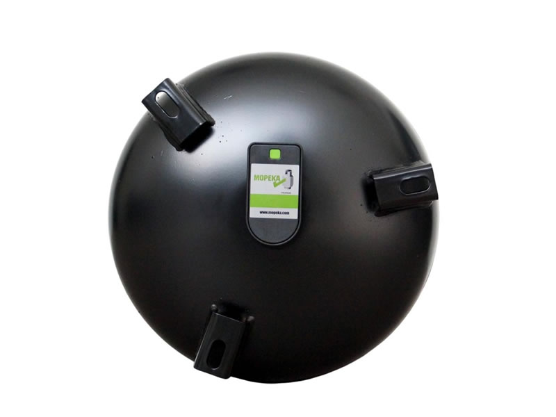 Refillable gas bottle 30/24 litres with 80% multivalve and level sensor