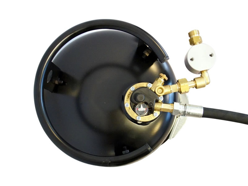 Refillable gas bottle 30/24 litres with 80% multivalve and level sensor