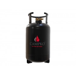 Refillable gas bottle 30/24 litres with 80% multivalve and level sensor
