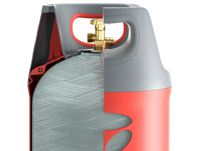 CAMPKO Composite gas cylinder 18,2 litres