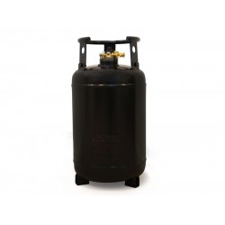Refillable gas bottle 30/24 litres with 80% multivalve and level sensor (M12x1)