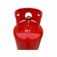 Novogas metallic cylinder 79 liters, 27 kg, 30 bar, 21,8 left thread