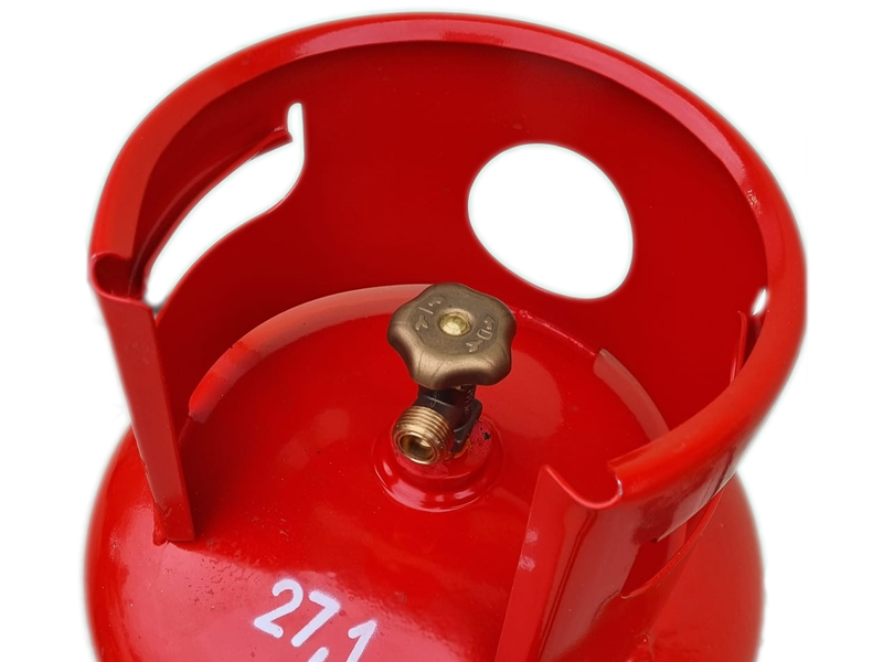 Novogas metallic cylinder 79 liters, 27 kg, 30 bar, 21,8 left thread