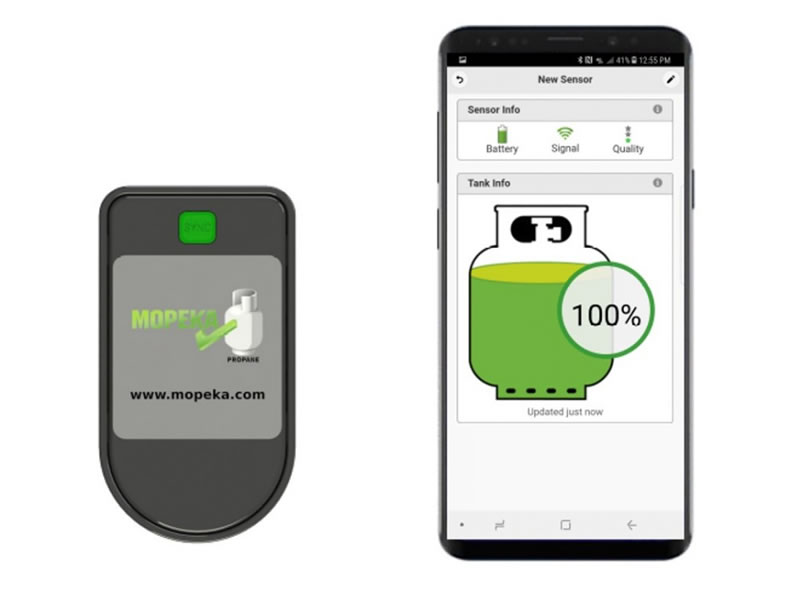 MOPEKA gas cylinder Bluetooth level sensor