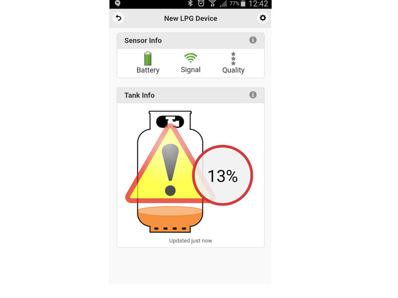MOPEKA gas cylinder Bluetooth level sensor