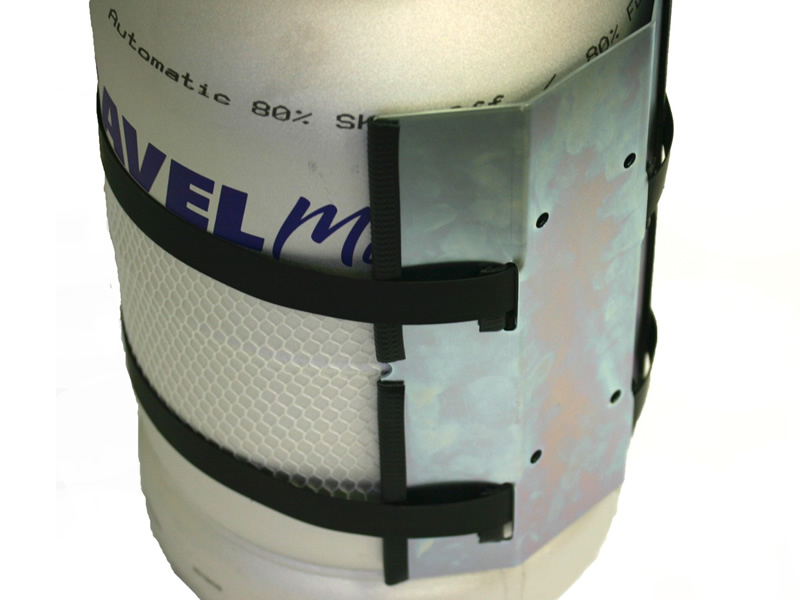 CAMPKO gas bottle holder set for Ø 300 mm gas bottles