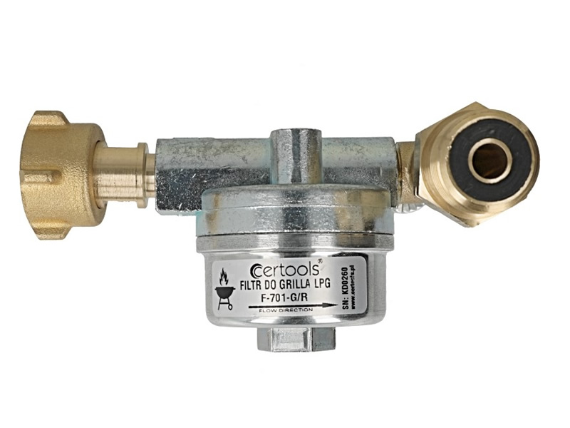 CERTOOLS F-701-W1 LIQUID PHASE FILTER FOR GRILL (90° right angled) 