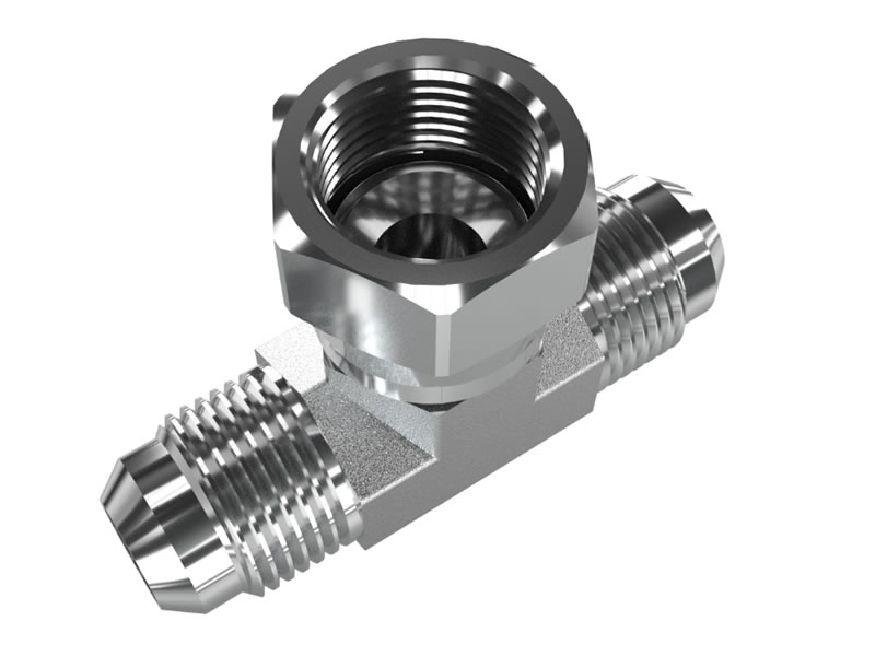 T-piece 3/4"-16 UNF thread for LPG filling hose - 180°