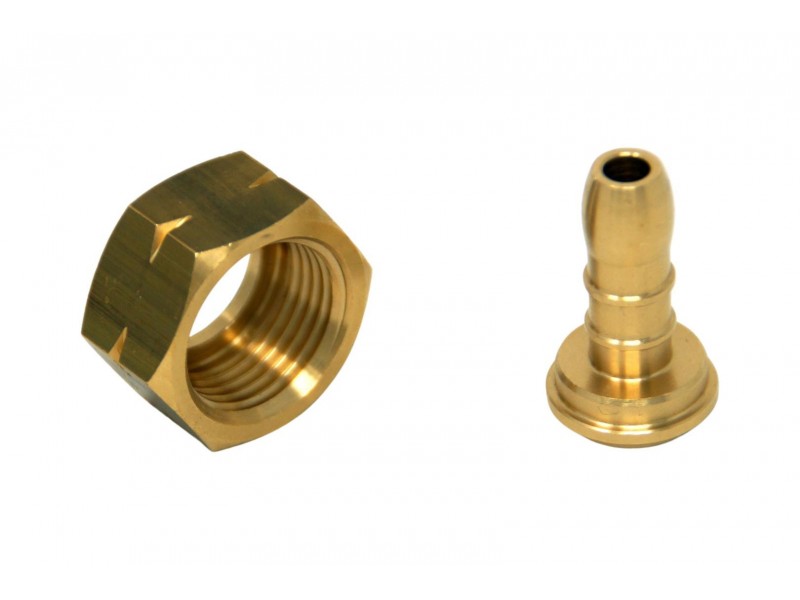 CONNECTOR 21,8 X 1/14  WITH 9 MM HOSE