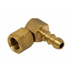 Connection angle 1/4&quot gas cooker -> 8 mm nozzle