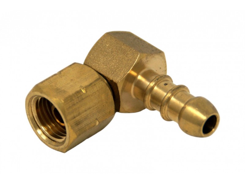 Connection angle 1/4&quot gas cooker -> 8 mm nozzle