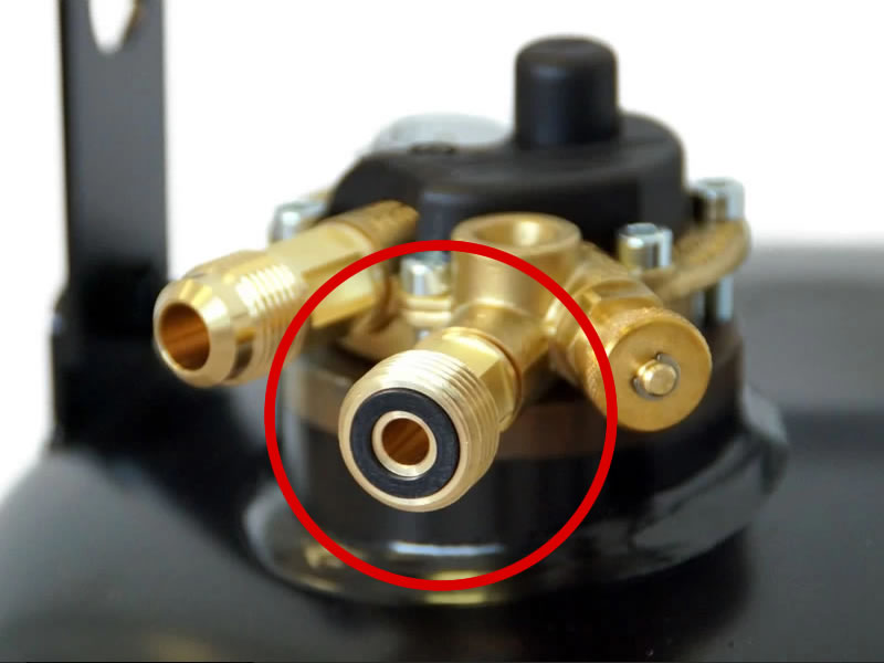 Outlet fitting for CAMPKO multivalve M12x1 to W21.8 x 1/14" - Fitting 2