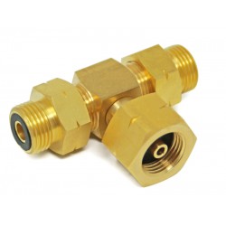 T-piece connection thread large bottle (GF) G.2 = W21.8 x 1/14 LH (Komb.A) --> G.12 (KLF)