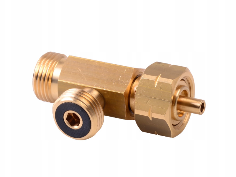 CONNECTOR WITH 21,8 X 1/14 INLET AND 2 X 21,8 OUTLETS