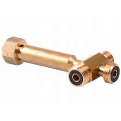 CONNECTOR WITH 21,8 X 1/14 INLET AND 3 X 21,8 OUTLETS