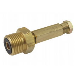 CONNECTOR 21,8 EXTERNAL THREAD  WITH 8 MM COOPER PIPE