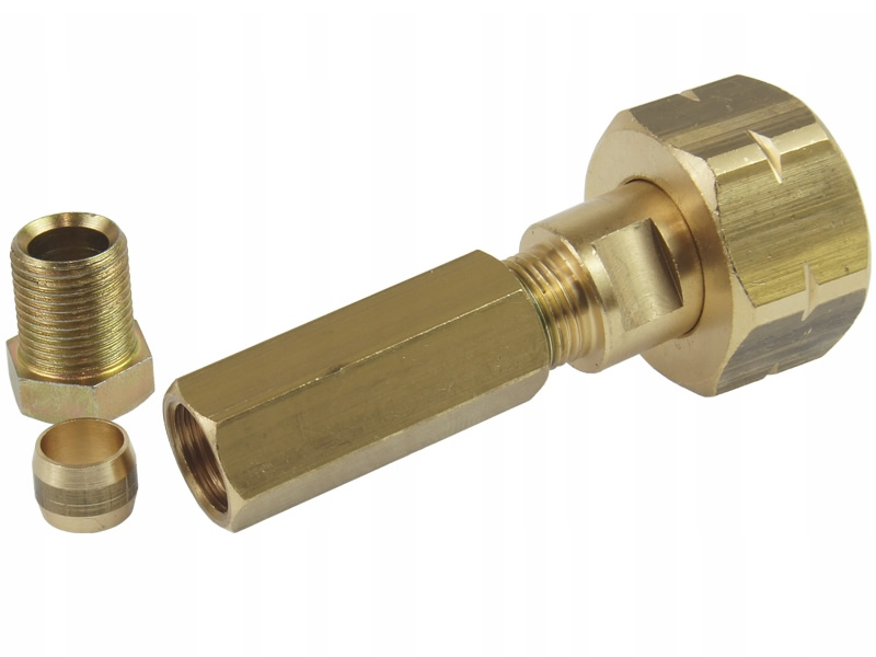 CONNECTOR 21,8 X 1/14  WITH 8 MM COOPER PIPE