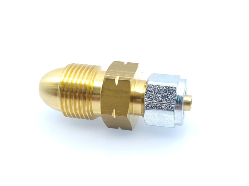 ENGLISH CYLINDER REDUCTION TO THE CAMPER FILLER EXT. G 5/8 LH -> 8 MM THERMOPLASTIC PIPE