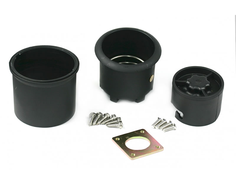 Filling point housing for external ACME or DISH refuelling