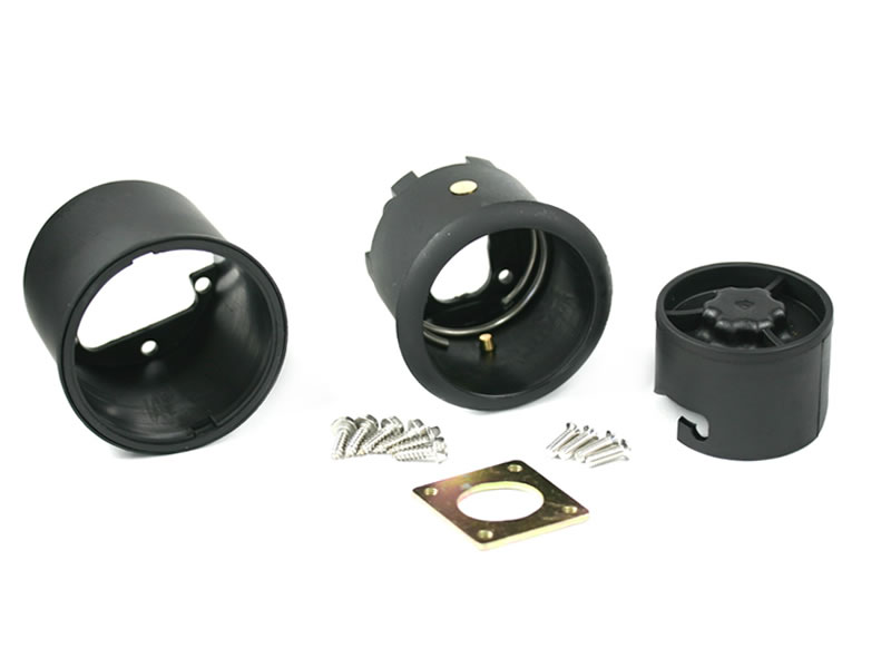 Filling point housing for external ACME or DISH refuelling