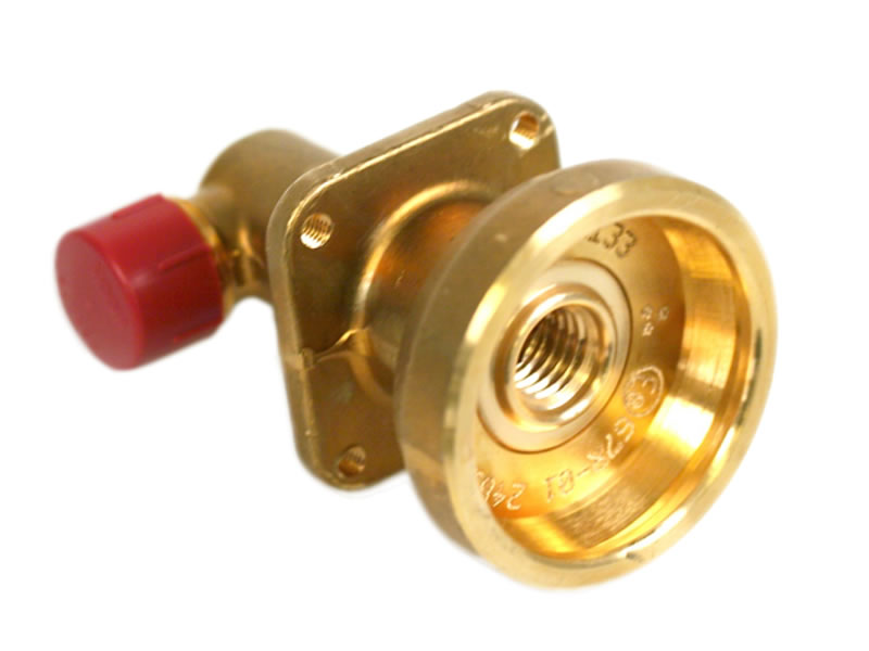 Filling point DISH (external housing) 90° for filling hose connection