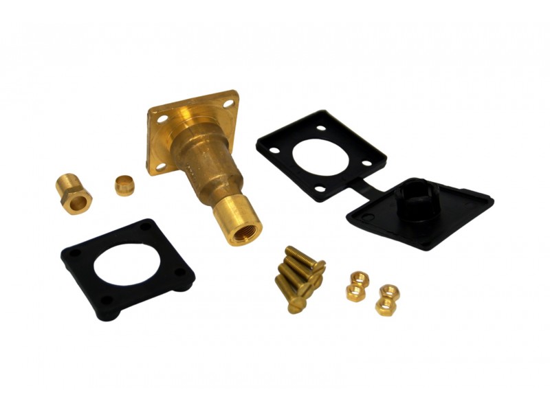 Filling point (external housing) straight connector internal W21,8 thread for 8 mm pipe line