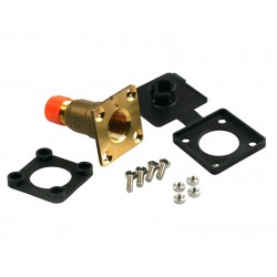 Filling point (external housing) straight connector internal W21,8 thread for filling hose connection 