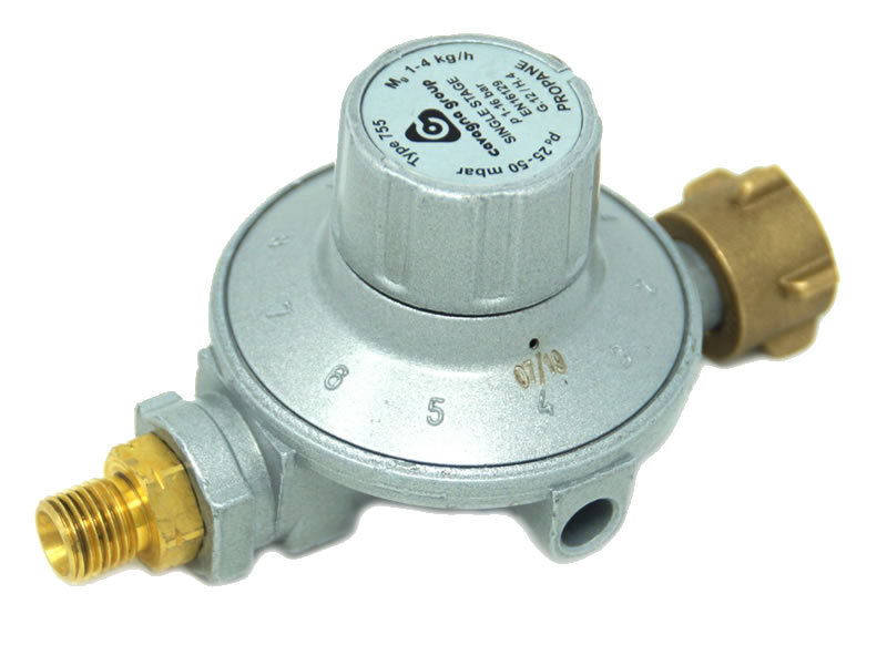 Cavagna low pressure regulator 20-50 mbar, 11- steps adjustable