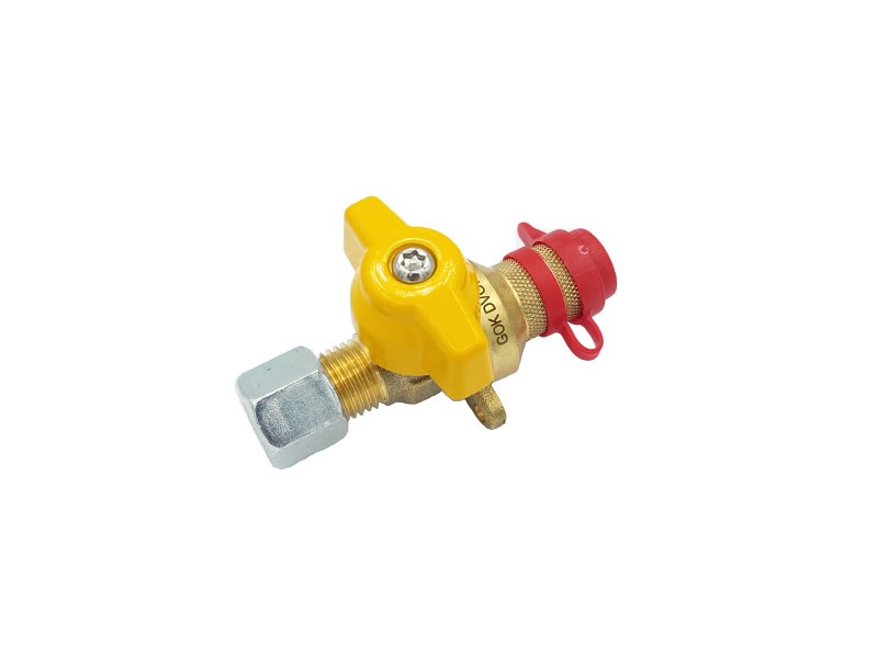 GOK coupling valve SKU x 8 mm