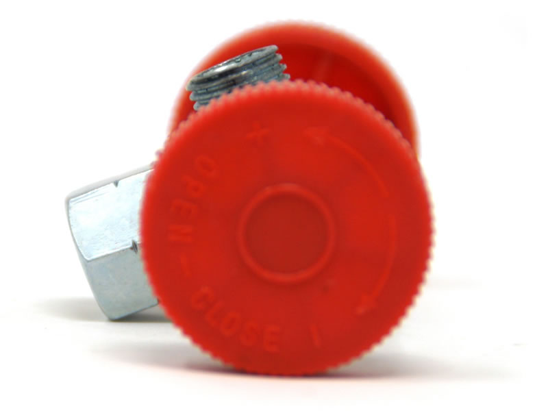 Two-way gas tap G 1/4 LH x 2 x G 1/4 LH