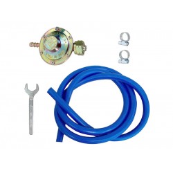 Tecnogas Kit - low pressure regulator, o-ring, 2 meters hose, collars, wrench