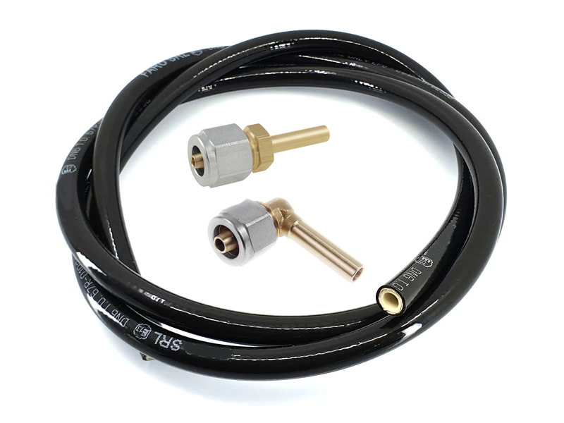 THERMOPLASTIC PIPE KIT 12,2x6,5 (8 MM) 2M + 2 CONNECTORS