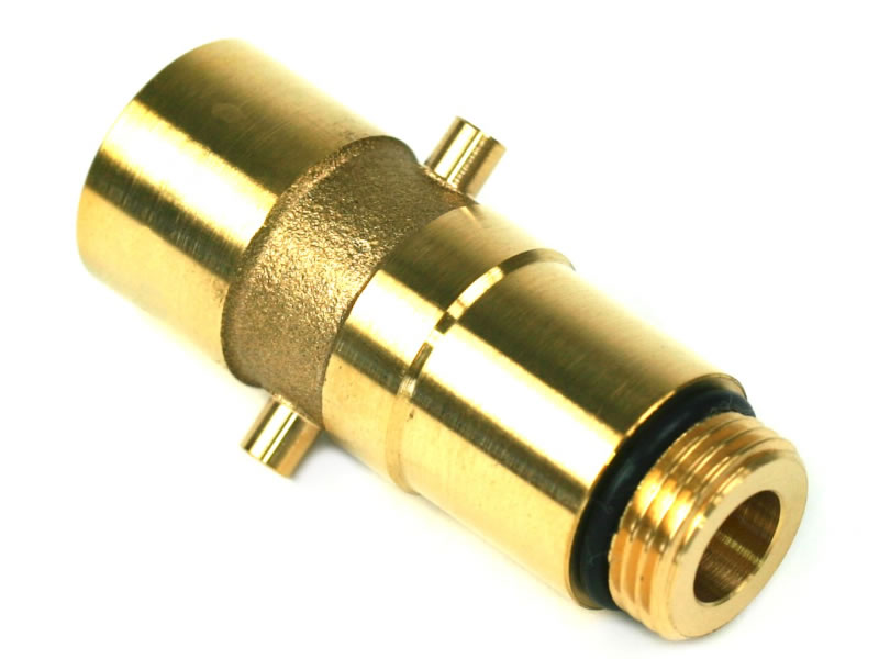 Bayonet LPG adapter Ø22 mm (W21,8), brass