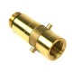 Bayonet LPG adapter Ø22 mm (W21,8), brass
