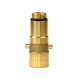Bayonet LPG adapter Ø22 mm (W21,8), brass