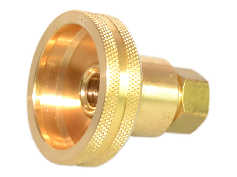 DISH FILLING POINT ADAPTER FOR GAS BOTTLES 4 KG -THREAD G3/8"