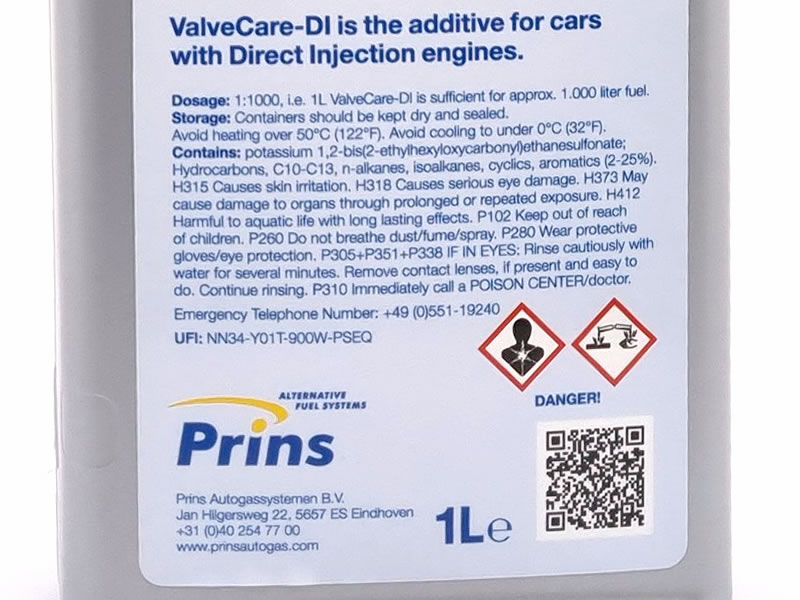 PRINS VALVE CARE DIRECT INJECTION FLUID 1 LITER