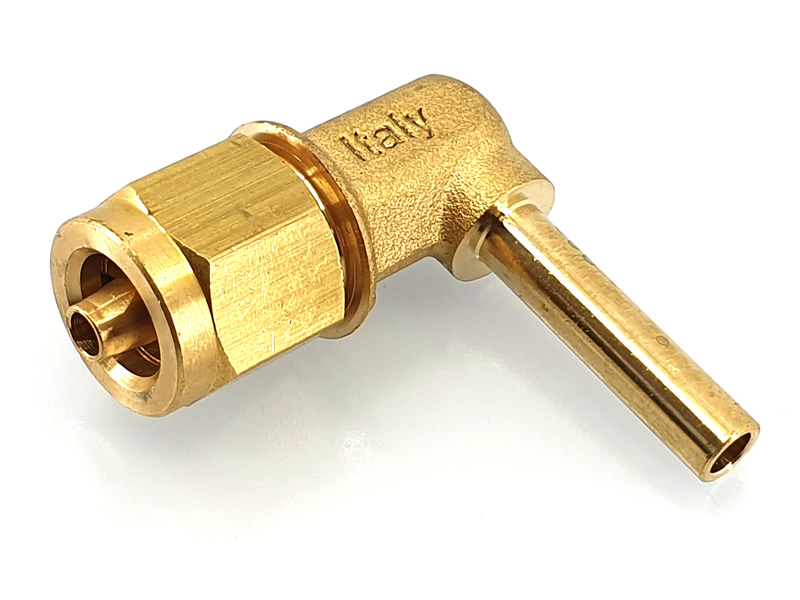 90º CONNECTOR FOR FARO PIPE D.6 MM