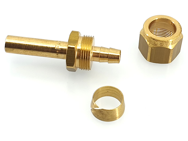 STRAIGHT CONNECTOR FOR FARO PIPE D.6 MM
