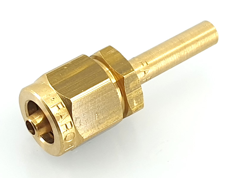 STRAIGHT CONNECTOR FOR FARO PIPE D.6 MM