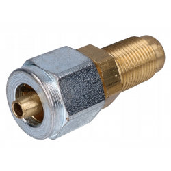 M12x1 STRAIGHT CONNECTOR FOR FARO PIPE D.8 MM