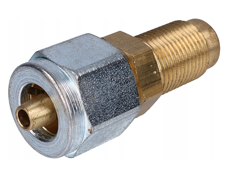 M12x1 STRAIGHT CONNECTOR FOR FARO PIPE D.6 MM