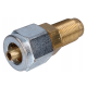M12x1 STRAIGHT CONNECTOR FOR FARO PIPE D.6 MM