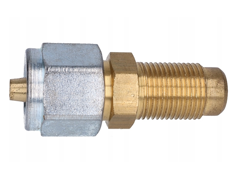 M12x1 STRAIGHT CONNECTOR FOR FARO PIPE D.6 MM