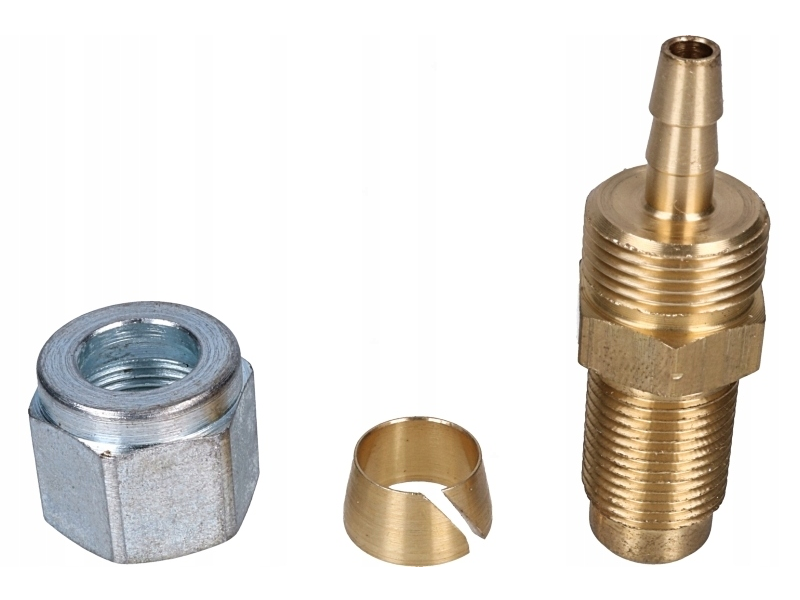 M12x1 STRAIGHT CONNECTOR FOR FARO PIPE D.6 MM