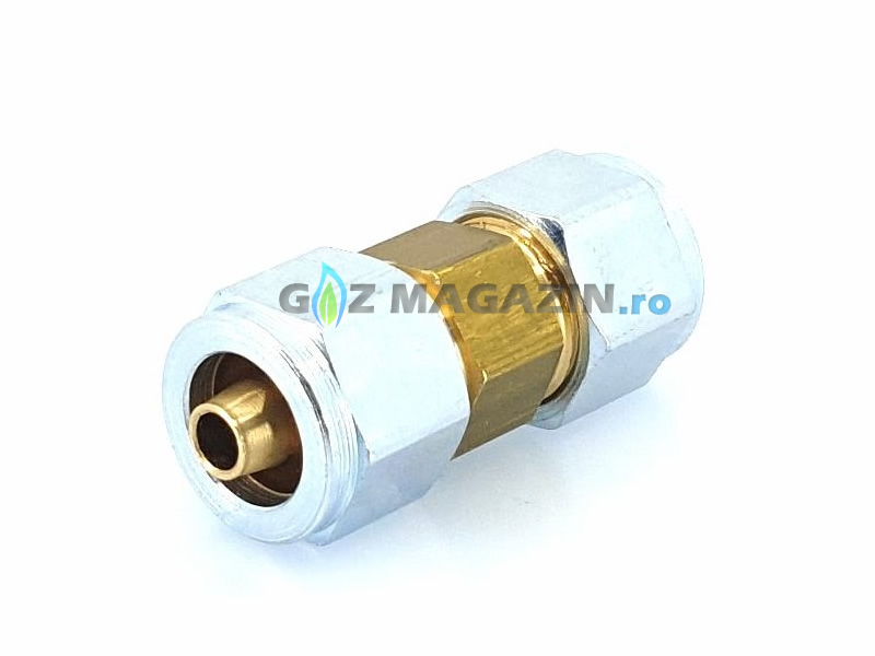 THERMOPLASTIC PIPE COUPLING D. 8X8 MM