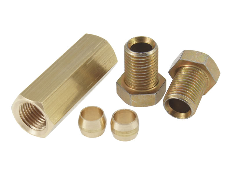 COPPER PIPE COUPLING D. 6X6 MM