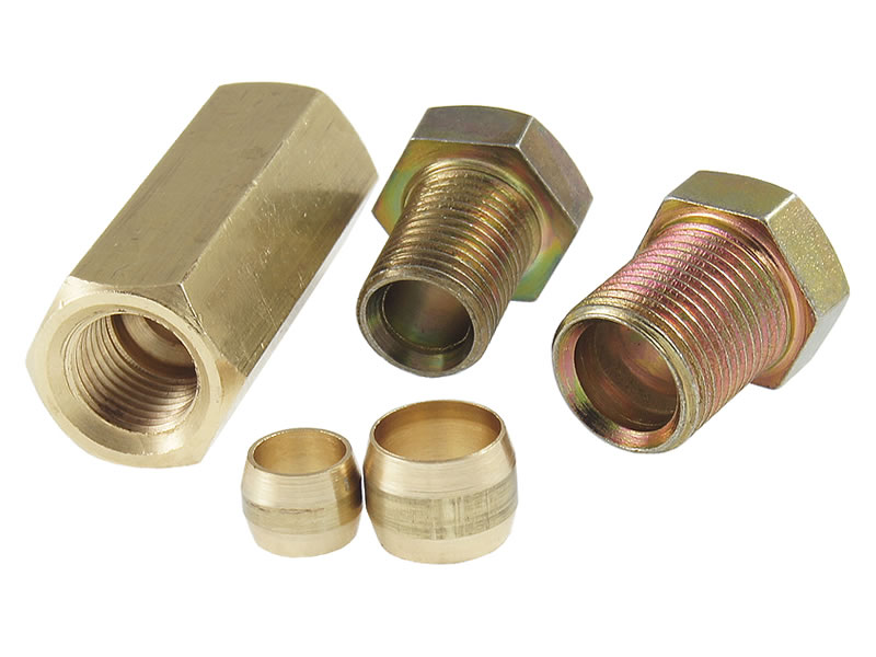 COPPER PIPE COUPLING D. 6 TO 8 MM
